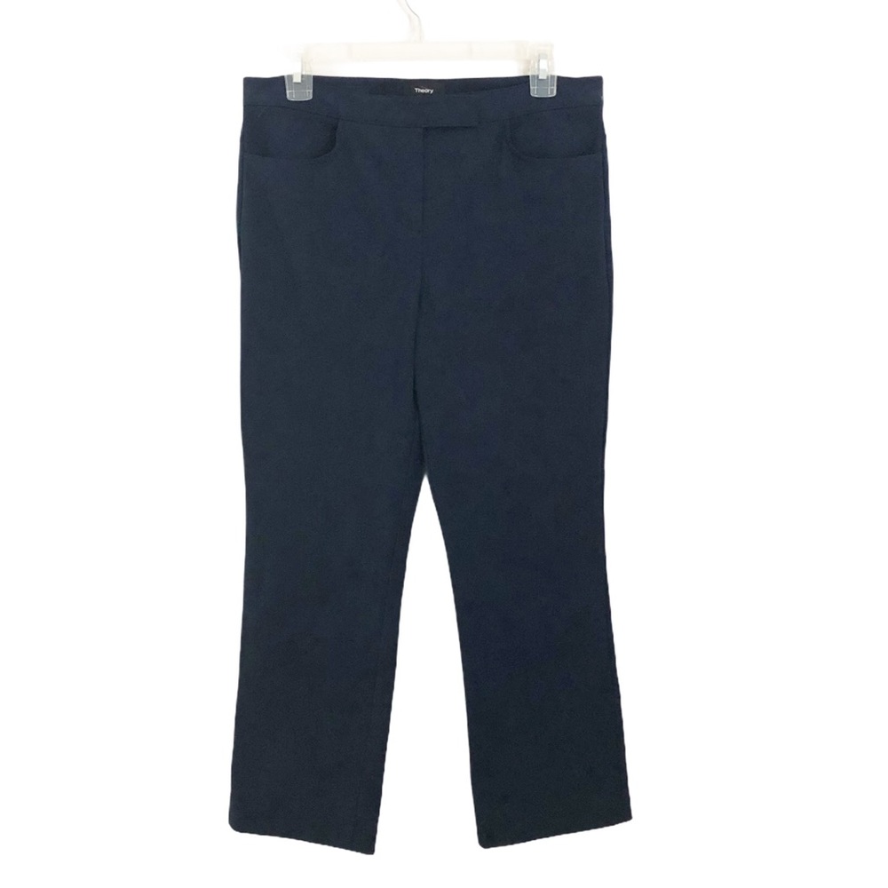 NEW Theory Mid Rise Eco Bistretch Cropped Pants 6